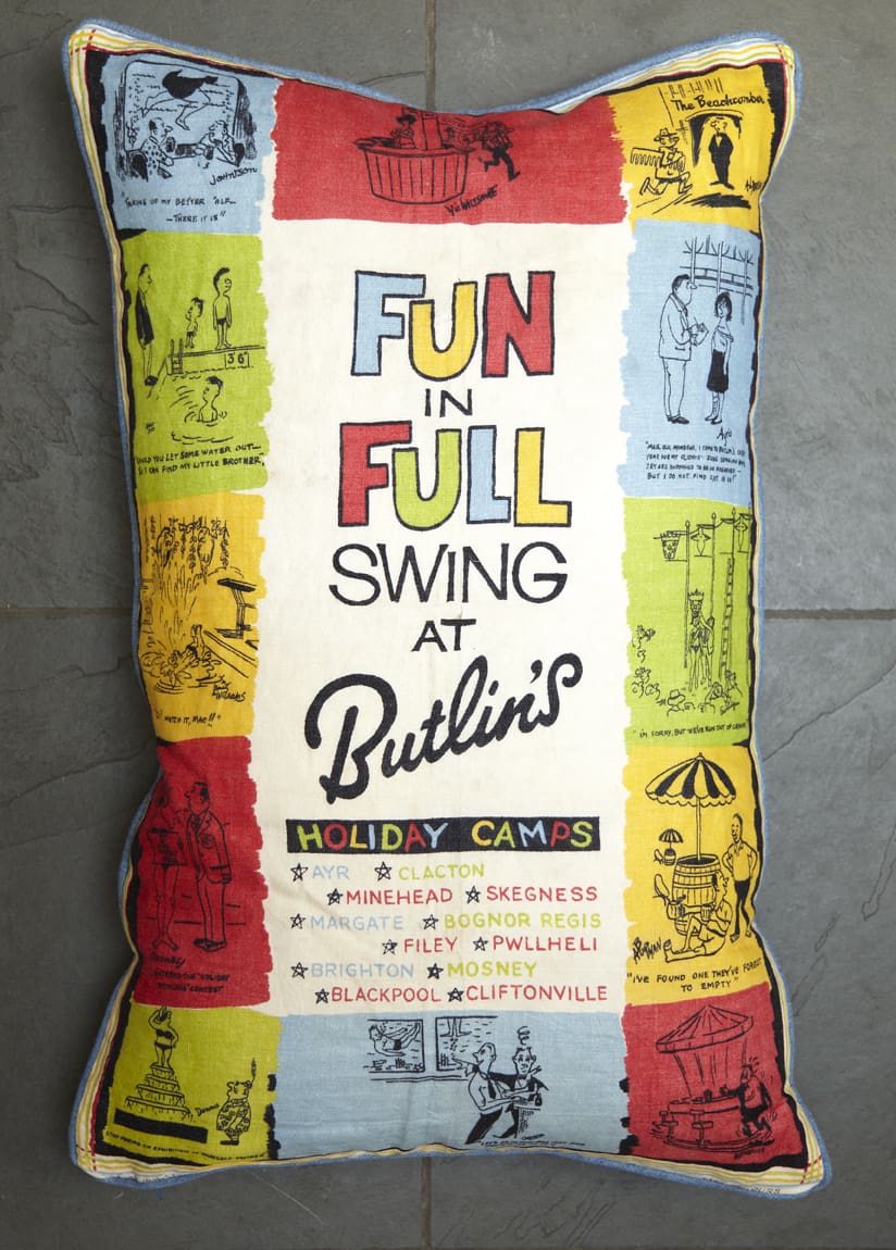 1950's 'Butlins' Cushion